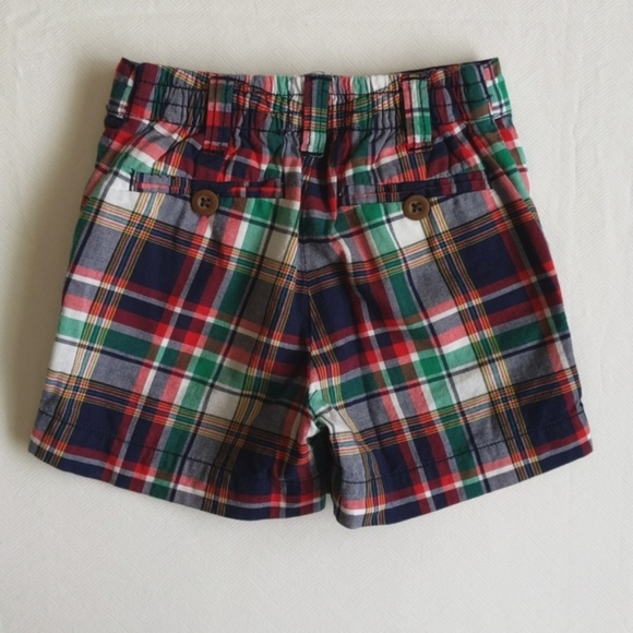 polo by ralph lauren preppy colorful summer plaid shorts 12 months baby boy - Picture 5 of 5